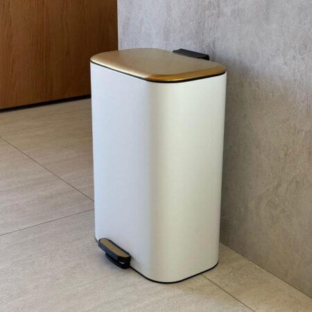 פח אשפה מלבני GOLDEN 30L